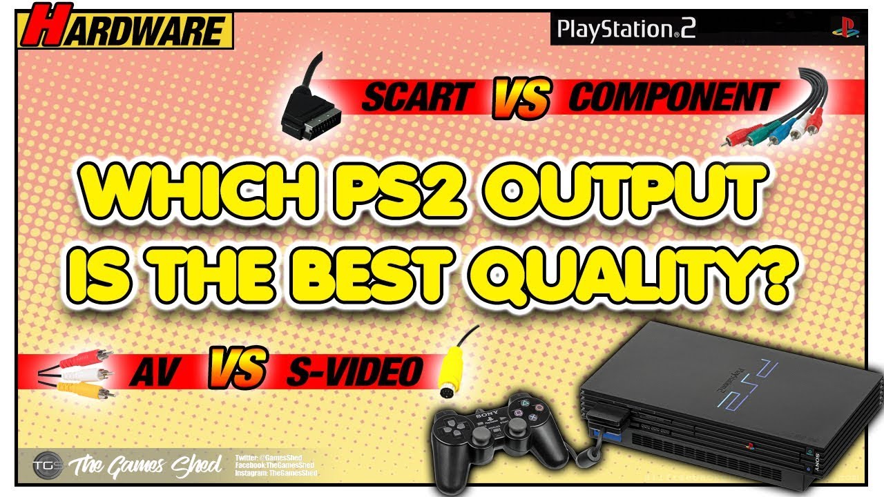 the best picture from your ps2 – scart / component / av / s