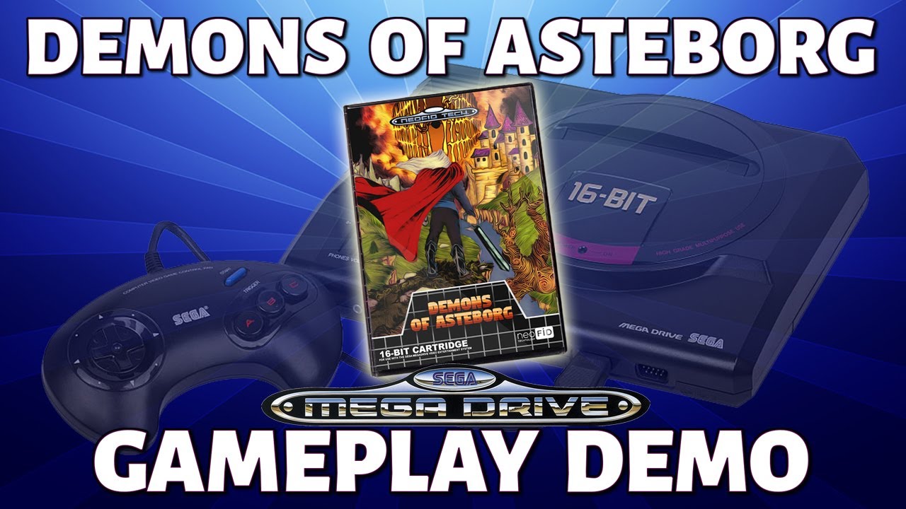 Demons of Asteborg - New Mega Drive/Genesis DEMO | Retrounlim